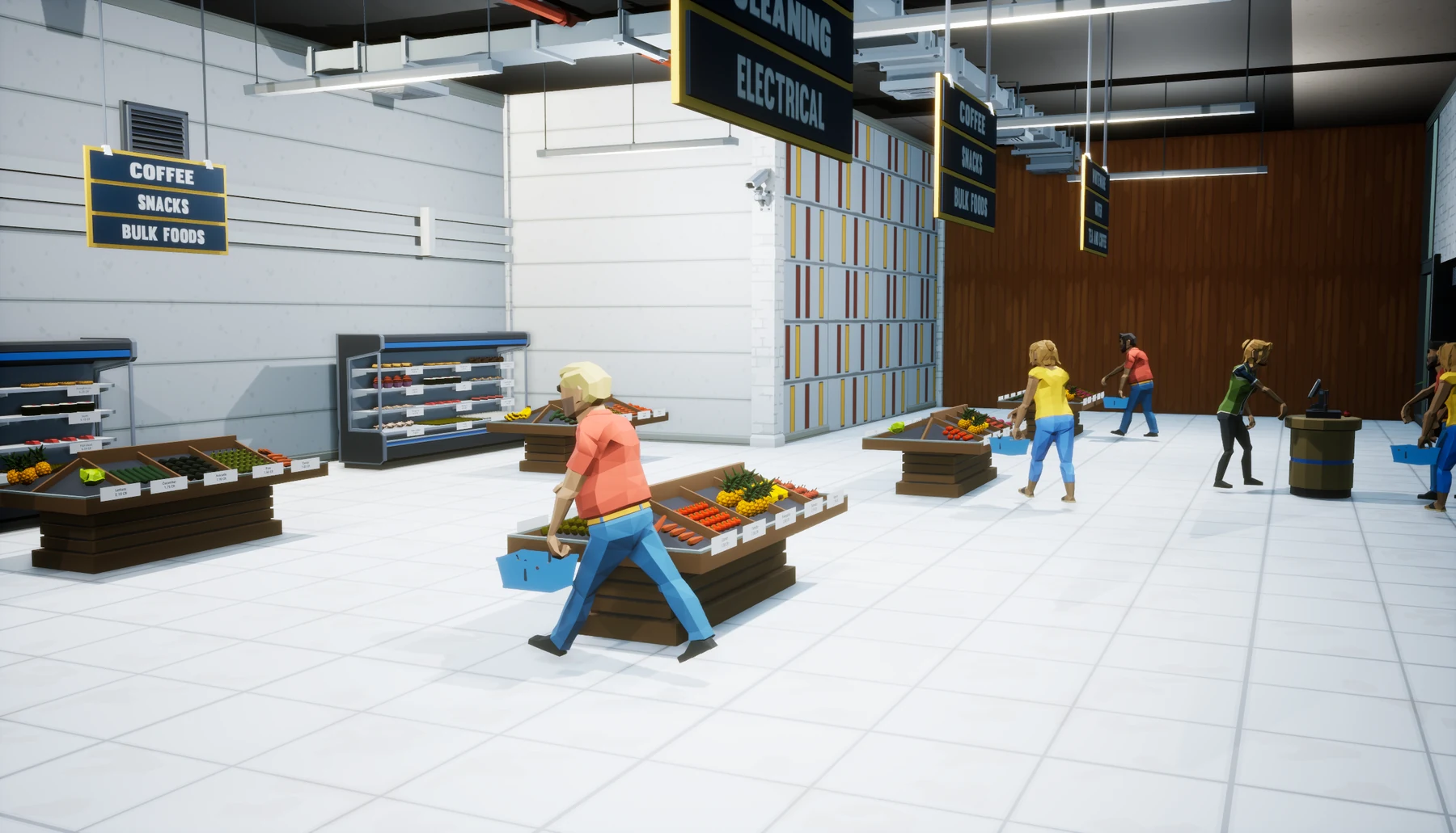 The market and its shelves